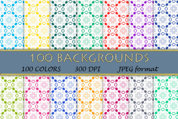 100 Geometric Patterns-086: A Versatile Resource for Designers and Creators