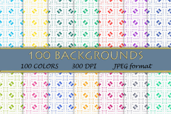 100 Geometric Patterns-090: A Versatile Digital Paper Collection for Creative Professionals