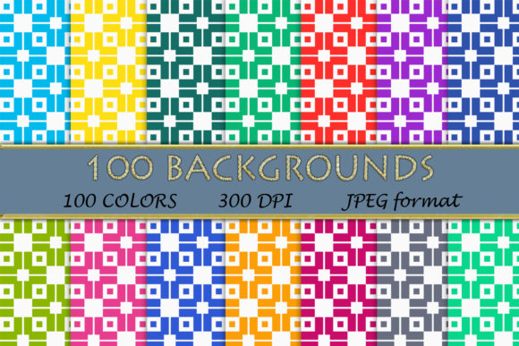 100 Geometric Patterns-106: A Versatile Collection for Modern Designers and Creators