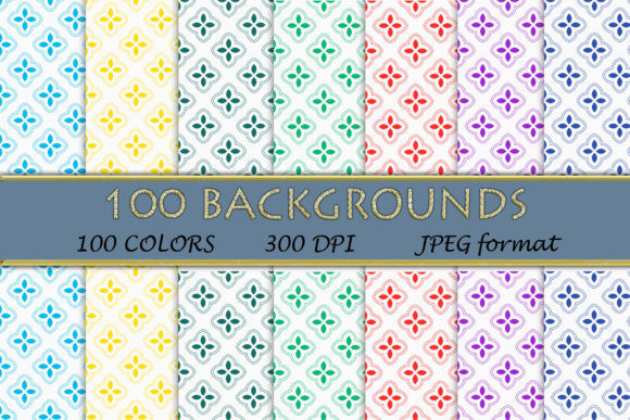 100 Geometric Patterns-114: A Digital Paper Collection for Creative Projects