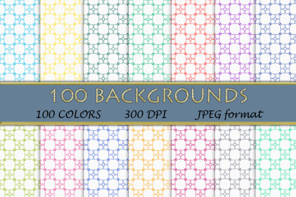 100 Geometric Patterns-119: A Creative Resource for Designers and Artists