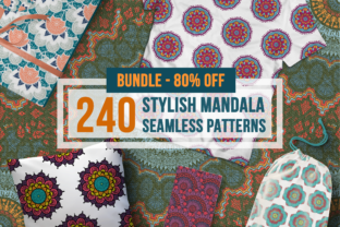 240 Mandala Seamless Patterns Bundle: A Strategic Resource for Design and Creativity