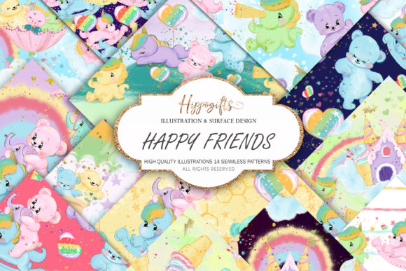 Creating Whimsical Halloween Designs with Bear and Unicorn Patterns