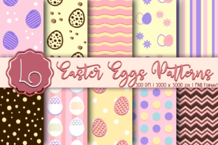 Easter Eggs Seamless Patterns