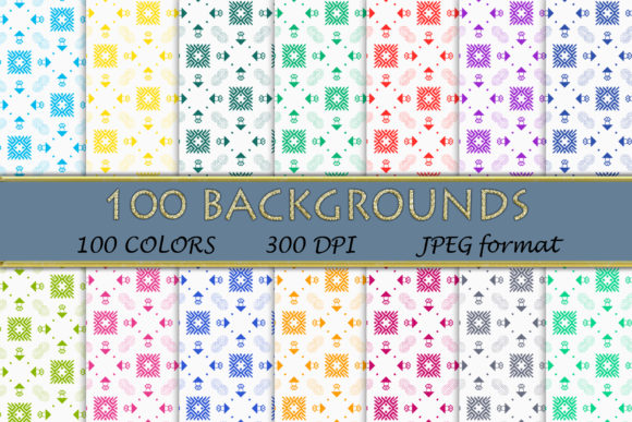 Exploring 100 Geometric Patterns and Digital Papers: A Creative Resource for Designers and Artists