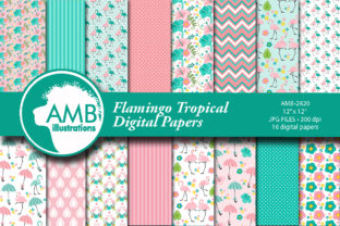 Flamingo Tropical Patterns: A Creative Resource for Design Enthusiasts