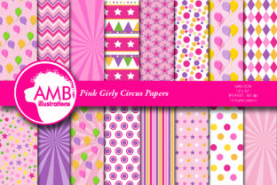 Girly Circus Patterns: A Creative Resource for Every Project