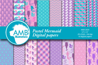 Pastel Mermaid Patterns