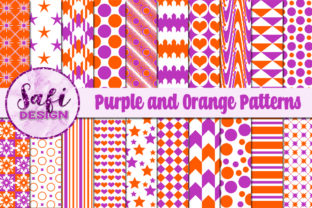 Purple and Orange Patterns