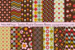 Seamless Floral Geometric Patterns