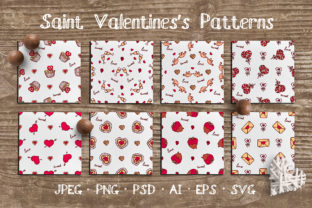 Seamless Valentine Patterns for Creative Projects