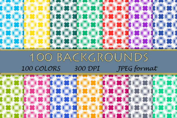 Unlocking Creativity with 100 Geometric Patterns-083: A Digital Paper Collection for Modern Designers