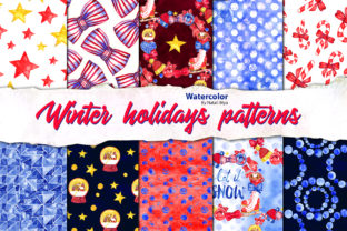 Winter Holidays Seamless Patterns: A Creative Resource for Every Season